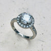 Stainless Steel Solitaire Cubic Zirconia Ring