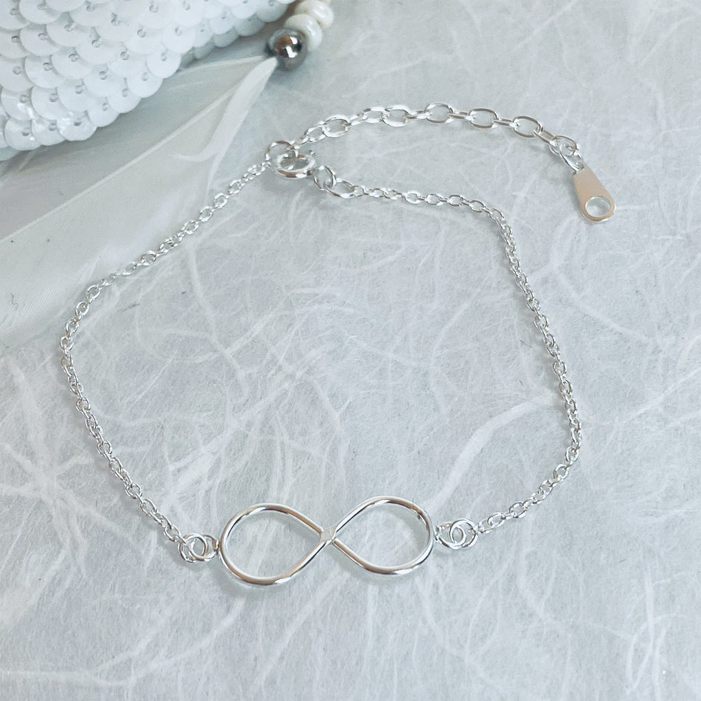 Sterling Silver Infinity Bracelet