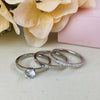 Stainless Steel Ring Trio