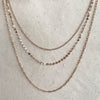 Rose Gold Triple Layered Necklace