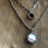 Stainless Steel Silver Layered Necklace