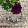 Stainless Steel Silver Feature Bangle