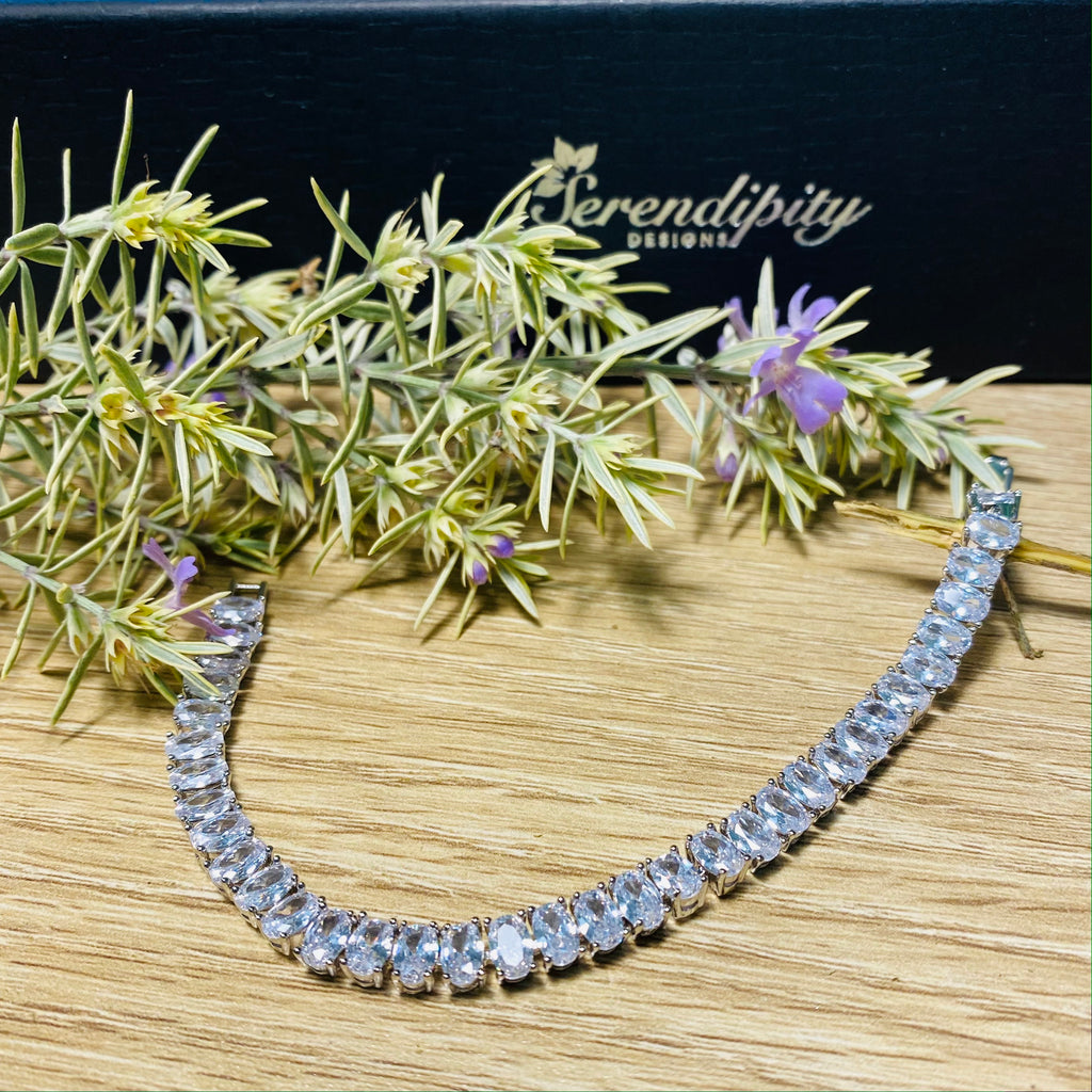 Silver Exclusive Cubic Zirconia Bracelet
