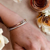 Rose Gold Diamante Bangle